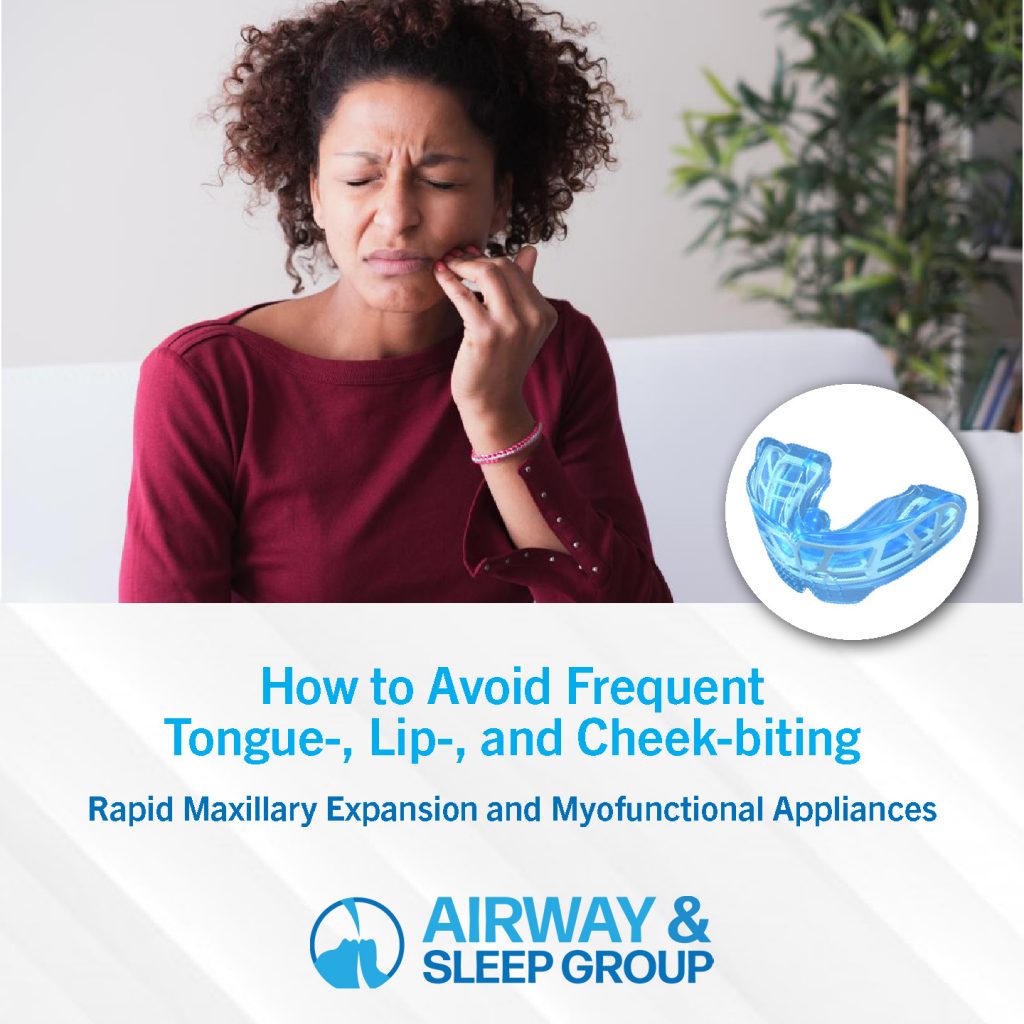 how to avoid frequent tongue-lip and cheek biting.