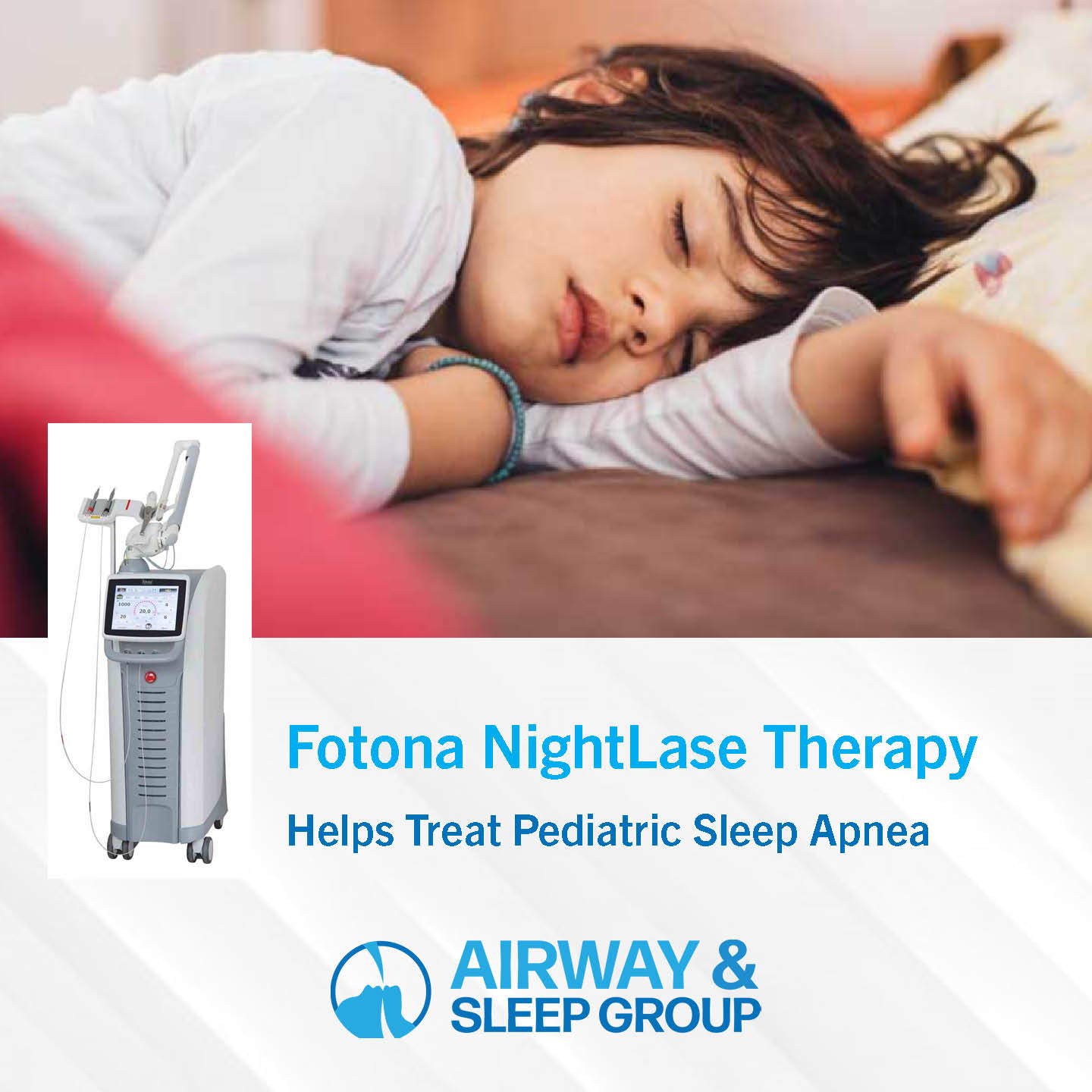 Fotona NightLase therapy for pediatric sleep apnea